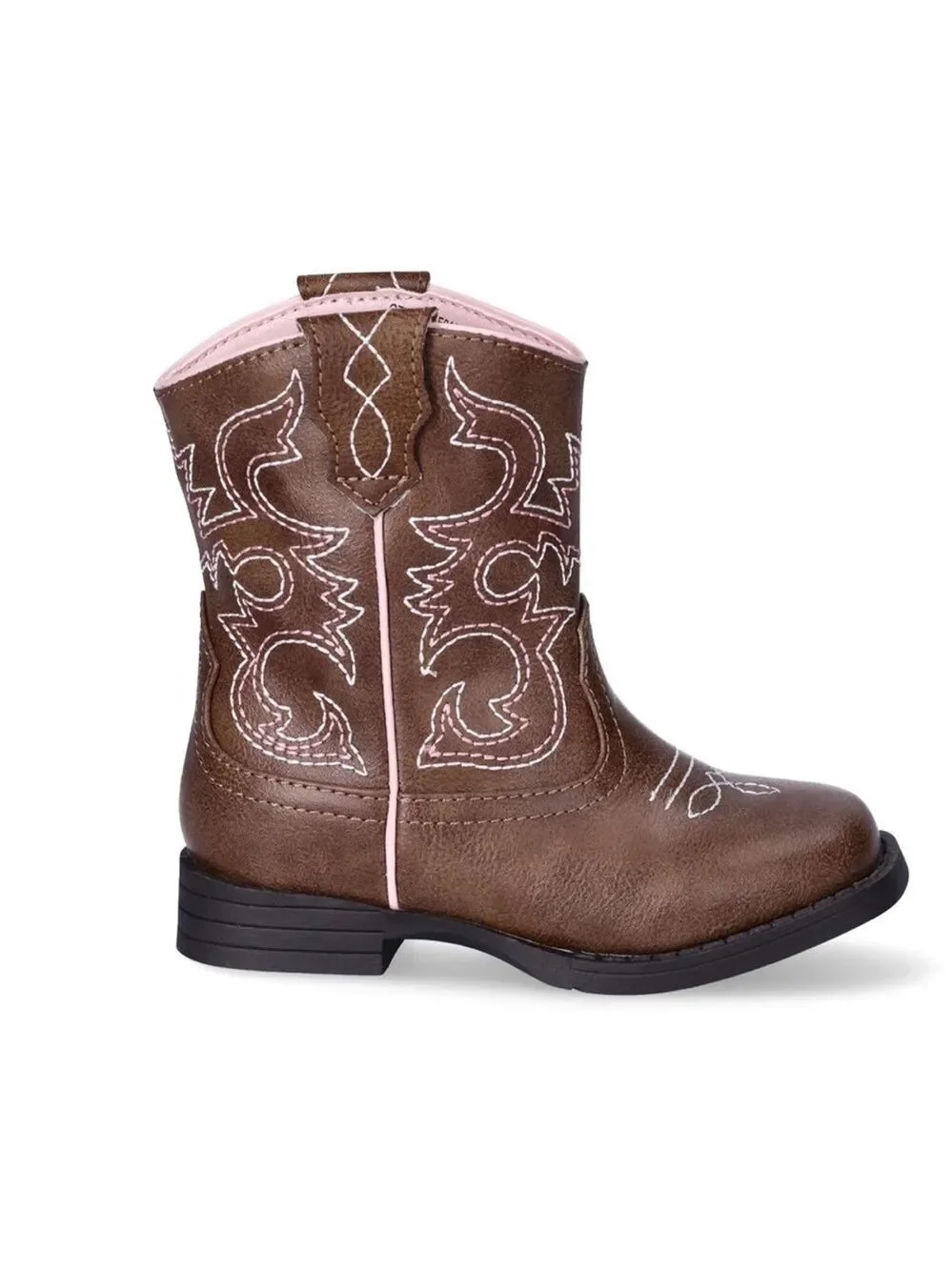 Wonder Nation Girl’s Western Boot Brown